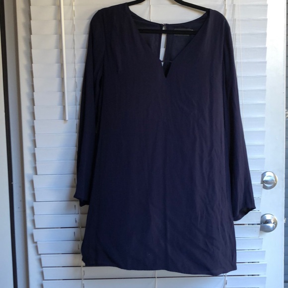 ASTR Navy Blue Long Sleeve dress - Picture 1 of 2